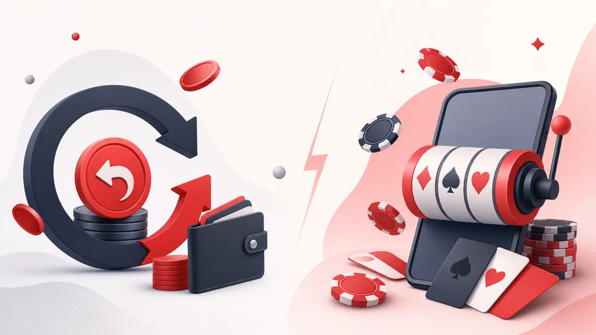 Cashback v online casinech – ilustrace